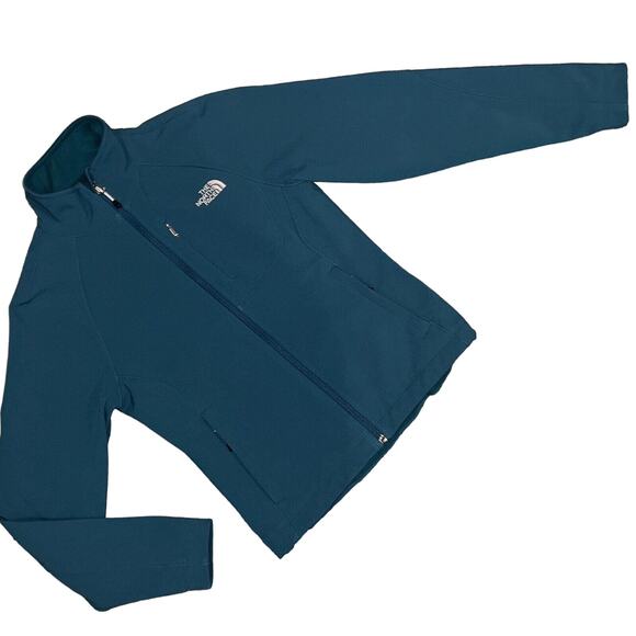 The North Face Women's Jacket X-Small Full Zip Softshell Green Transition Jacket - Picture 3 of 11